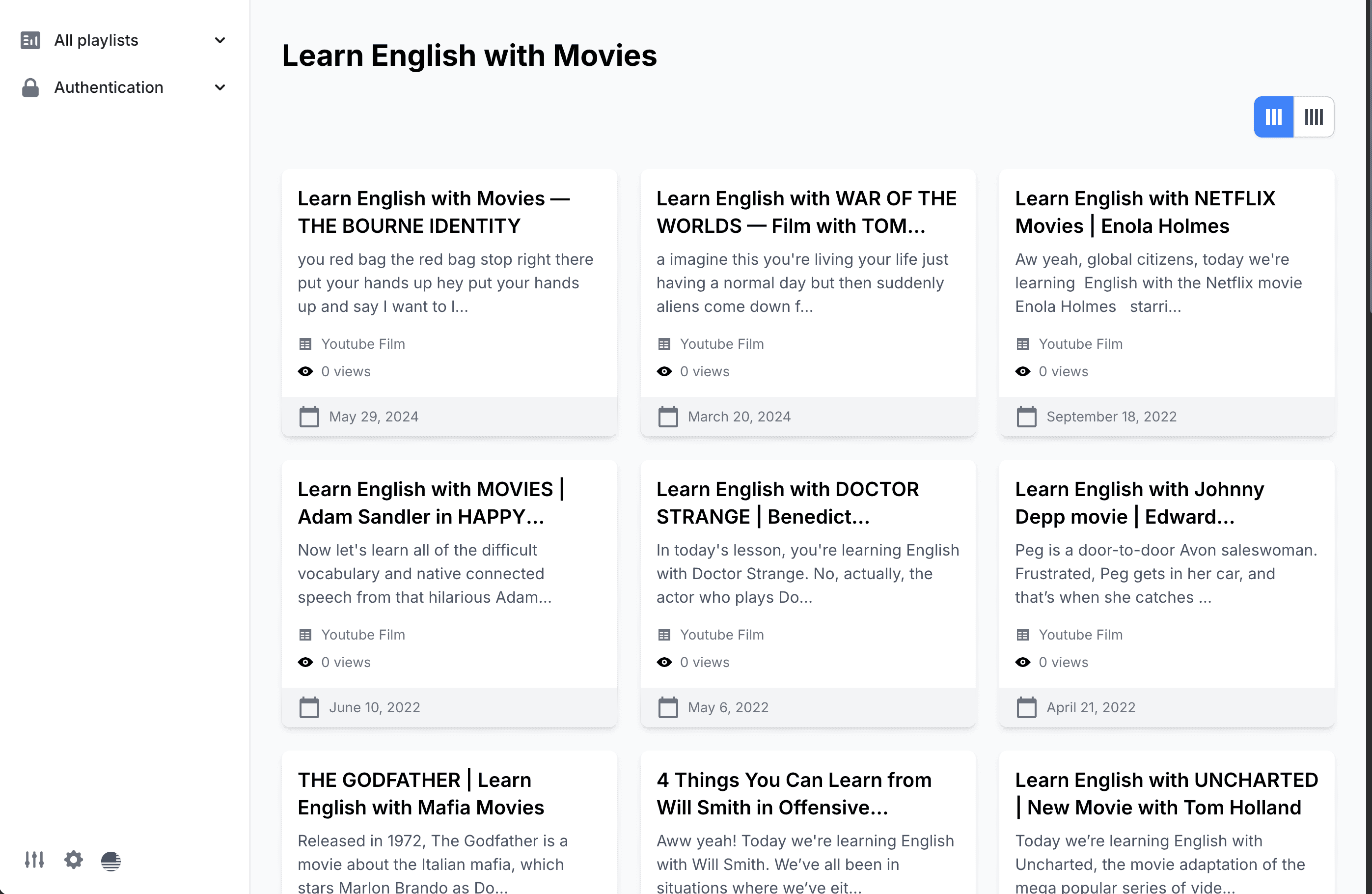 English Learning Platform